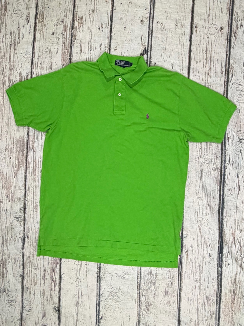 Polo Ralph Lauren Lime Green Men's Golf Tennis Preppy Shirt